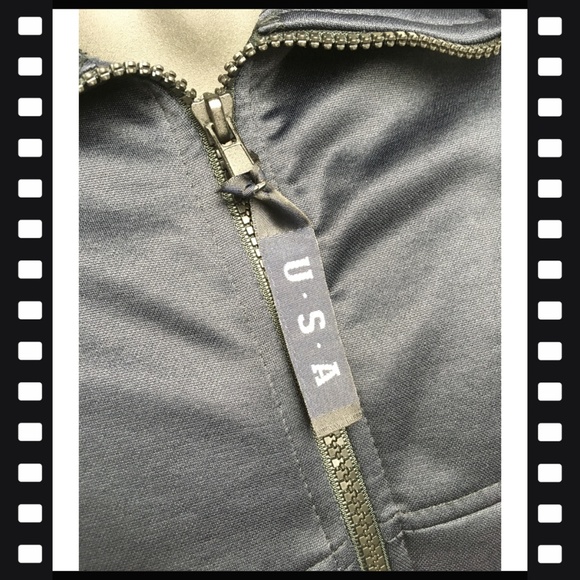 USA~Olympic~Committee~Jacket~Large~L~Navy~Blue~ - Picture 3 of 6